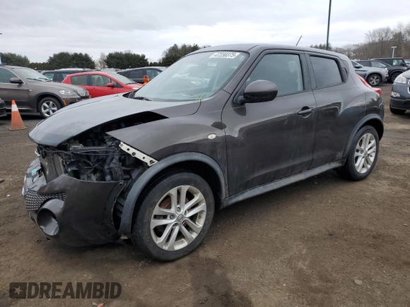 2013 Nissan Juke SV with VIN JN8AF5MV1DT227096, listed as a Copart auction lot 47230375 with 141,515 mi miles and Salvage Title. Bid and sale history available at carsss.com. Image 1.