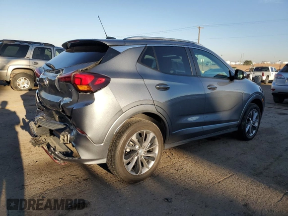 2022 Buick Encore GX Select with VIN KL4MMESL2NB116235, listed as a Copart auction lot 75438574 with 22,253 mi miles and Salvage title. Bid and sale history available at DreamBid. Image 3.