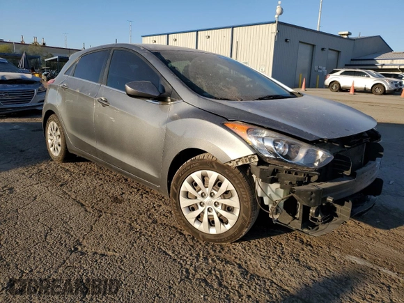 2017 Hyundai Elantra GT with VIN KMHD35LH9HU381399, listed as a Copart auction lot 74624664 with 96,115 mi miles and Salvage Title. Bid and sale history available at carsss.com. Image 4.