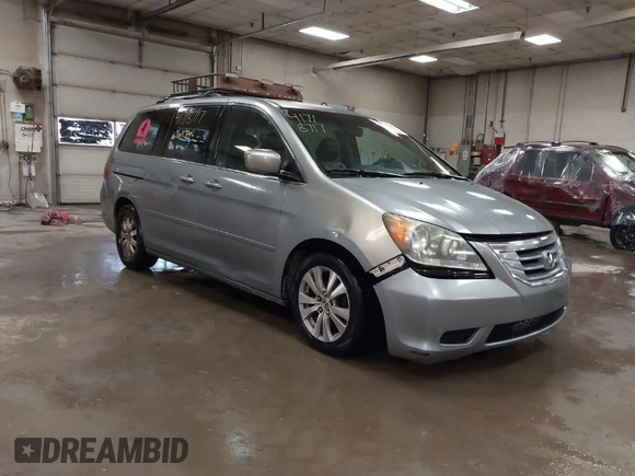 2008 Honda Odyssey EX-L with VIN 5FNRL38738B030818, listed as a IAAI auction lot 41718717 with 247,994 mi miles and . Bid and sale history available at DreamBid. Image 1.