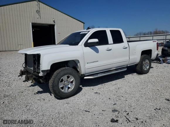 2015 Chevrolet Silverado 1500 LT with VIN 1GCVKREC5FZ296533, listed as a Copart auction lot 46018525 with 158,329 mi miles and Salvage Title. Bid and sale history available at carsss.com. Image 1.