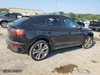 2023 Audi Q5 Sportback S line Premium Plus with VIN WA15AAFY1P2180698, listed as a Copart auction lot 68322044 with 0 mi miles and Salvage Title. Bid and sale history available at carsss.com. Image 3.