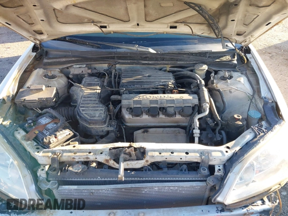 2005 Honda Civic Cpe LX with VIN 1HGEM22595L051891, listed as a IAAI auction lot 41271309 with 146,060 mi miles. Bid and sale history available at carsss.com. Image 10.