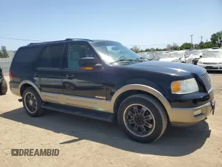 2003 Ford Expedition Eddie Bauer z VIN 1FMFU18L43LA54905, wystawiony jako Copart lot #56218915 z przebiegiem 129 587 mil mil oraz Czysty tytuł • Clean title. Historia ofert i sprzedaży dostępna na DreamBid. Obrazek 4.