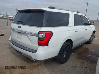 2019 Ford Expedition Max Limited with VIN 1FMJK2AT1KEA19158, listed as a IAAI auction lot 41894404 with 159,748 mi miles and . Bid and sale history available at DreamBid. Image 4.
