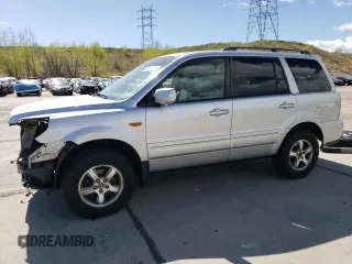 2007 Honda Pilot EX-L with VIN 5FNYF18557B013183, listed as a Copart auction lot 54945045 with 183,188 mi miles and Salvage Title. Bid and sale history available at DreamBid. Image 1.