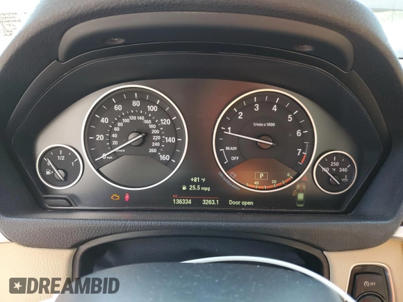 2015 BMW 3 Series 328i xDrive с VIN WBA3B5G56FNS14988, выставлен на аукционе Copart как лот 60500875 с пробегом 136 334 миль миль и Списание • Salvage title. История ставок и продаж доступна на DreamBid. Изображение 9.