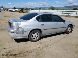 2003 Chevrolet Impala with VIN 2G1WF52EX39166513, listed as a Copart auction lot 49506255 with 105,572 mi miles and Salvage Title. Bid and sale history available at carsss.com. Image 3.