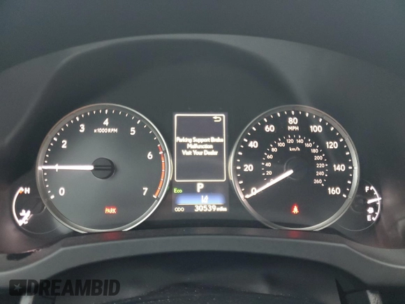 2023 Lexus IS 300 with VIN JTHCA1D26P5123020, listed as a Copart auction lot 51958175 with 30,539 mi miles and Salvage title. Bid and sale history available at DreamBid. Image 9.