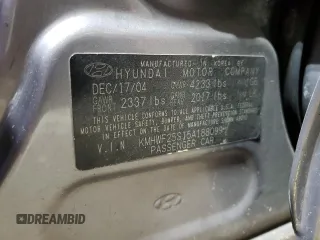 2005 Hyundai Sonata GL with VIN KMHWF25S15A188099, listed as a Copart auction lot 77444084 with 231,969 mi miles and Non Repairable. Bid and sale history available at carsss.com. Image 13.