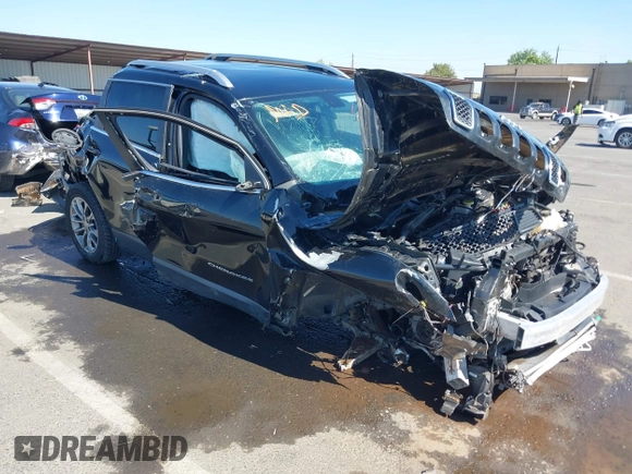2019 Jeep Cherokee Latitude Plus with VIN 1C4PJLLB6KD154914, listed as a IAAI auction lot 42312708 with Not provided miles and . Bid and sale history available at DreamBid. Image 1.