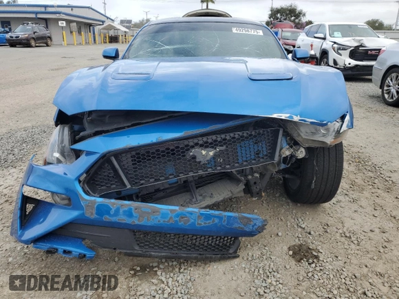 2020 Ford Mustang GT with VIN 1FA6P8CF3L5101163, listed as a Copart auction lot 49298775 with 82,648 mi miles and Salvage Title. Bid and sale history available at carsss.com. Image 5.