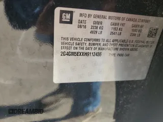 2017 Buick Regal with VIN 2G4GM5EXXH9112436, listed as a Copart auction lot 69043614 with 84,078 mi miles and Salvage Title. Bid and sale history available at carsss.com. Image 12.