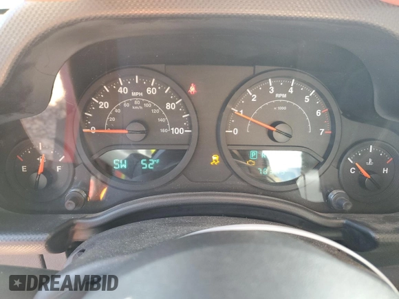 2009 Jeep Wrangler X with VIN 1J4FA24169L727333, listed as a Copart auction lot 47861445 with 70,343 mi miles and Salvage Title. Bid and sale history available at DreamBid. Image 9.