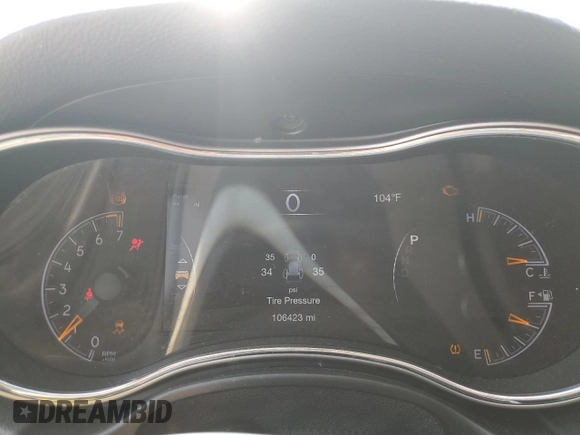 2019 Jeep Grand Cherokee Limited with VIN 1C4RJEBG5KC643232, listed as a Copart auction lot 58371565 with 106,423 mi miles and Salvage title. Bid and sale history available at DreamBid. Image 9.