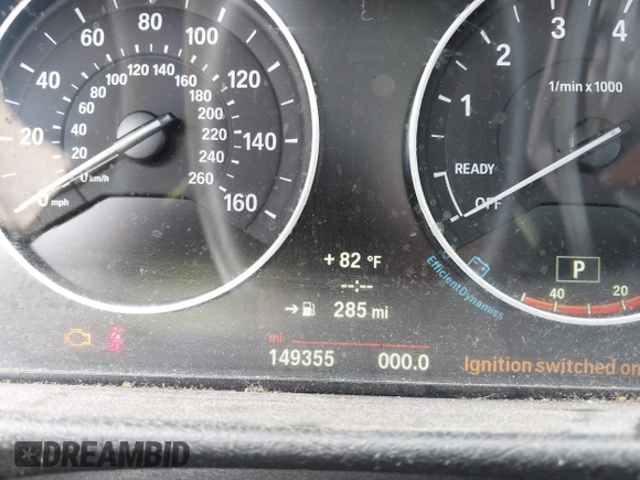 2014 BMW 3 Series 328i with VIN WBA3A5G52ENP31318, listed as a IAAI auction lot 42801411 with 149,355 mi miles and . Bid and sale history available at DreamBid. Image 7.