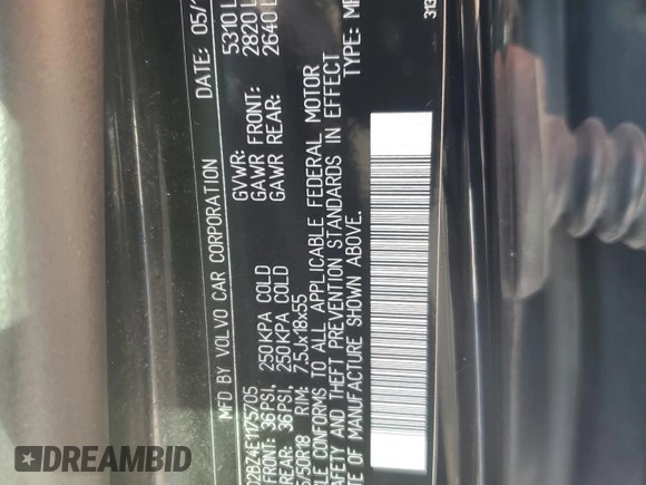 2014 Volvo XC70 T6 with VIN YV4902BZ4E1175705, listed as a Copart auction lot 86425084 with 150,987 mi miles and Clean Title. Bid and sale history available at DreamBid. Image 13.