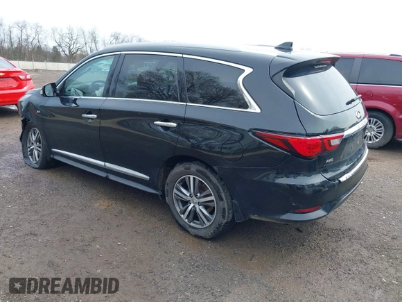 2020 Infiniti QX60 LUXE with VIN 5N1DL0MM2LC514730, listed as a IAAI auction lot 41913563 with 43,279 mi miles. Bid and sale history available at carsss.com. Image 3.