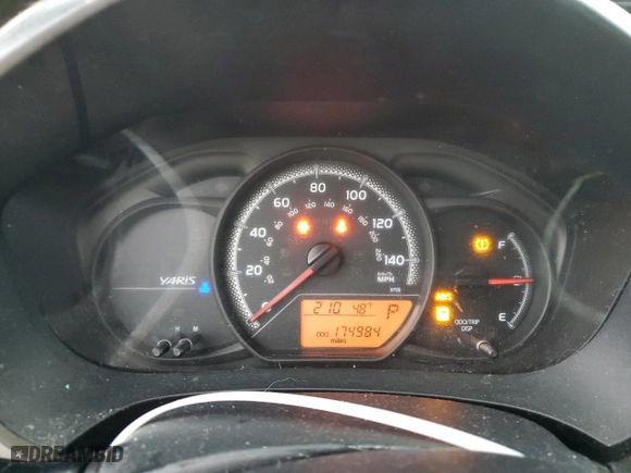 2016 Toyota Yaris L with VIN VNKKTUD38GA070207, listed as a Copart auction lot 44709985 with 174,984 mi miles and Salvage Title. Bid and sale history available at carsss.com. Image 9.