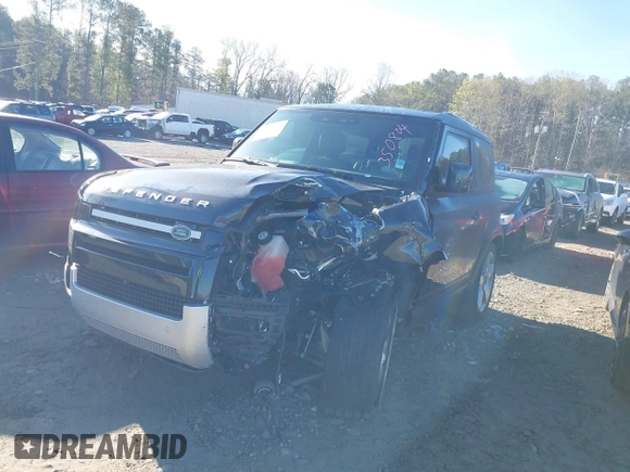 2024 Land Rover Defender S with VIN SALEJ6EX4R2350804, listed as a IAAI auction lot 41833273 with 2,105 mi miles and . Bid and sale history available at DreamBid. Image 2.
