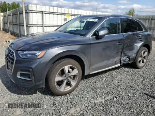 2023 Audi Q5 Premium Plus with VIN WA1BBAFY9P2151675, listed as a Copart auction lot 59341575 with 19,505 mi miles and Salvage title. Bid and sale history available at DreamBid. Image 1.