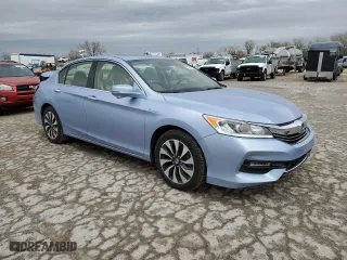 2017 Honda Accord Hybrid EX-L with VIN JHMCR6F58HC001012, listed as a Copart auction lot 50310335 with 89,415 mi miles and Salvage Title. Bid and sale history available at carsss.com. Image 4.