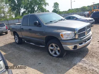 2007 Dodge 1500 SLT с VIN 1D7HU18227J503882, выставлен на аукционе IAAI как лот 42369930 с пробегом 188 366 миль миль и . История ставок и продаж доступна на DreamBid. Изображение 1.