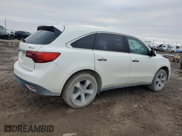 2014 Acura MDX with VIN 5FRYD3H28EB018882, listed as a Copart auction lot 44899515 with 232,450 mi miles and Salvage Title. Bid and sale history available at carsss.com. Image 3.