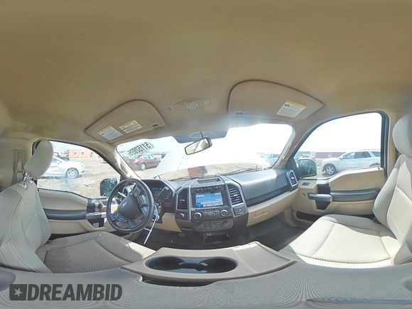 2018 Ford F-150 XL with VIN 1FTMF1E5XJKE35365, listed as a Copart auction lot 51152095 with 49,572 mi miles and Salvage title. Bid and sale history available at DreamBid. Image 13.