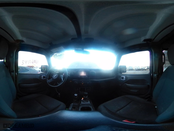 2020 Jeep Wrangler Unlimited Sport Altitude with VIN 1C4HJXDGXLW329841, listed as a IAAI auction lot 41060142 with 57,243 mi miles. Bid and sale history available at carsss.com. Image 18.