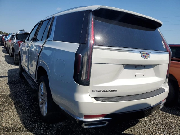 2021 Cadillac Escalade Luxury with VIN 1GYS4AKL4MR307208, listed as a Copart auction lot 74091304 with 0 mi miles and Non Repairable. Bid and sale history available at carsss.com. Image 2.