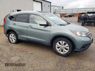 2012 Honda CR-V EX-L with VIN 2HKRM4H74CH630907, listed as a Copart auction lot 49609245 with 97,964 mi miles and Salvage Title. Bid and sale history available at carsss.com. Image 4.