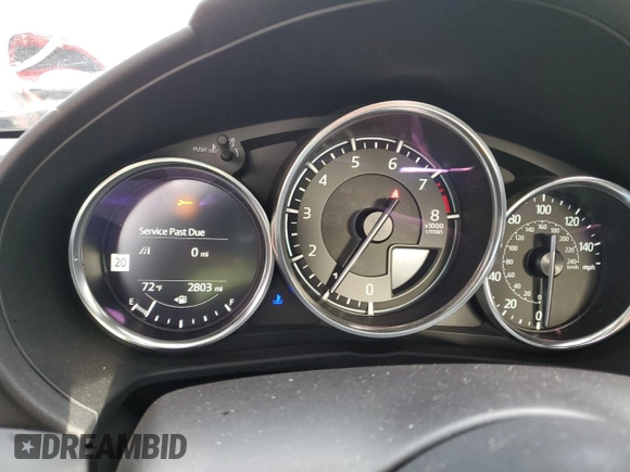 2023 Mazda MX-5 Miata Grand Touring with VIN JM1NDAM76P0551177, listed as a Copart auction lot 46320214 with 2,803 mi miles and Clean title. Bid and sale history available at DreamBid. Image 9.