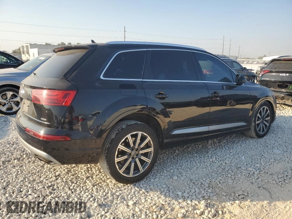 2018 Audi Q7 Premium with VIN WA1AHAF79JD029122, listed as a Copart auction lot 75455624 with 140,781 mi miles and Salvage title. Bid and sale history available at DreamBid. Image 3.