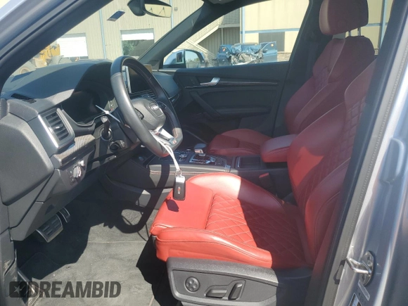 2018 Audi SQ5 Prestige with VIN WA1C4AFY2J2234161, listed as a Copart auction lot 74391484 with 57,817 mi miles and Salvage Title. Bid and sale history available at DreamBid. Image 7.
