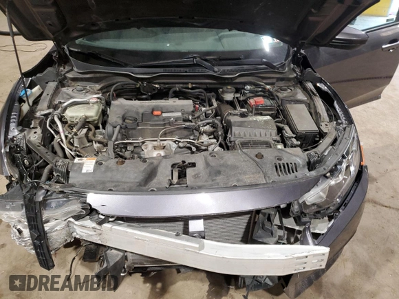 2018 Honda Civic EX with VIN 19XFC2F75JE005057, listed as a Copart auction lot 48601125 with 84,100 mi miles and Salvage Title. Bid and sale history available at DreamBid. Image 13.