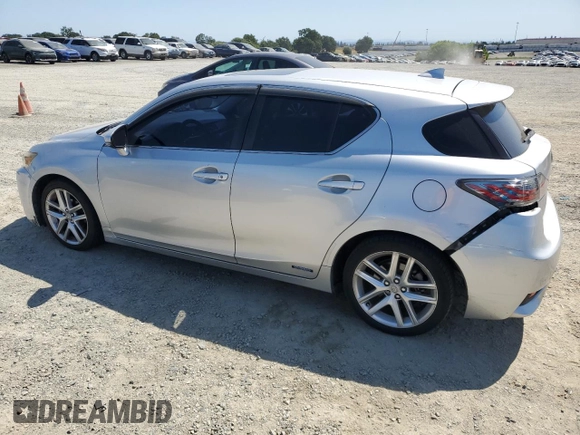 2014 Lexus CT 200h z VIN JTHKD5BH0E2194200, wystawiony jako Copart lot #58271635 z przebiegiem 178 791 mil mil oraz Szkody całkowita. Historia ofert i sprzedaży dostępna na DreamBid. Obrazek 2.