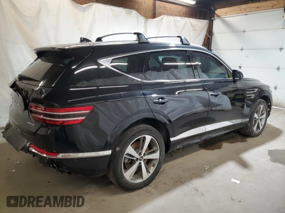 2023 Genesis GV80 z VIN KMUHCESC9PU142717, wystawiony jako Copart lot #48885725 z przebiegiem 44 100 mil mil oraz Szkoda całkowita • Salvage title. Historia ofert i sprzedaży dostępna na DreamBid. Obrazek 3.