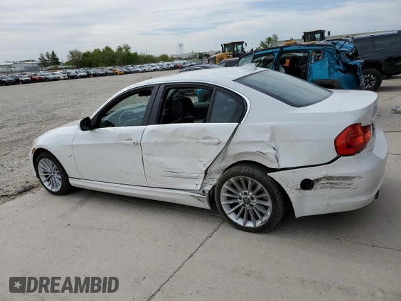 2011 BMW 3 Series 335d with VIN WBAPN7C5XBF183596, listed as a Copart auction lot 55330235 with 103,383 mi miles and Salvage title. Bid and sale history available at DreamBid. Image 2.