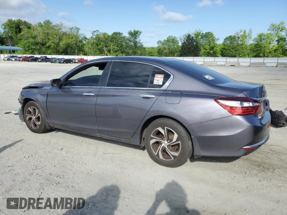 2016 Honda Accord Sedan LX with VIN 1HGCR2F33GA006039, listed as a Copart auction lot 52816994 with 177,019 mi miles and Salvage Title. Bid and sale history available at carsss.com. Image 2.