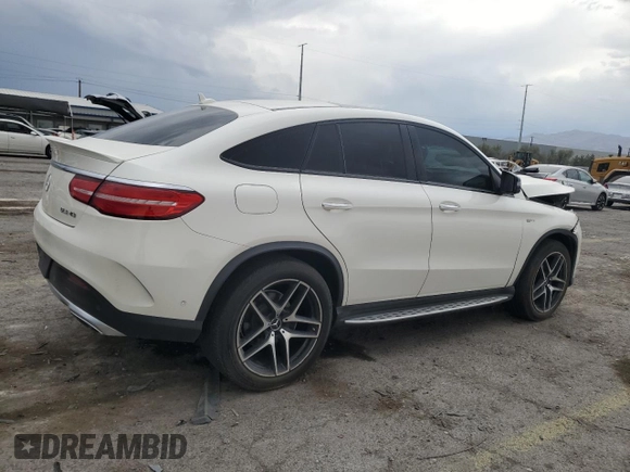 2017 Mercedes-Benz GLE 43 AMG with VIN 4JGED6EB8HA084593, listed as a Copart auction lot 58988935 with 51,531 mi miles and Salvage title. Bid and sale history available at DreamBid. Image 3.