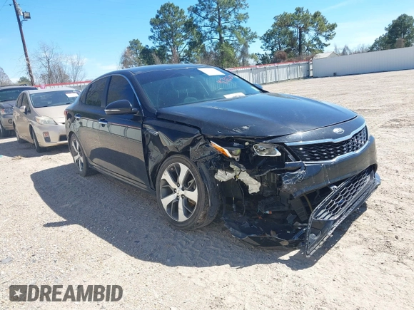 2019 Kia Optima LX with VIN 5XXGT4L31KG353576, listed as a IAAI auction lot 41712207 with 113,986 mi miles. Bid and sale history available at carsss.com. Image 1.