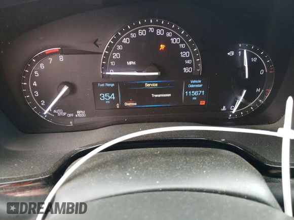 2017 Cadillac XT5 Luxury FWD with VIN 1GYKNBRS0HZ193147, listed as a Copart auction lot 51471735 with 115,671 mi miles and Salvage Title. Bid and sale history available at DreamBid. Image 9.