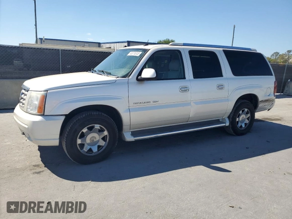 2005 Cadillac Escalade ESV z VIN 3GYFK66N15G159830, wystawiony jako Copart lot #48376245 z przebiegiem 231 914 mil mil oraz Szkody całkowita. Historia ofert i sprzedaży dostępna na DreamBid. Obrazek 1.