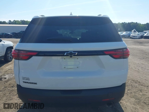 2022 Chevrolet Traverse LS with VIN 1GNERFKW2NJ179022, listed as a IAAI auction lot 42115117 with 60,720 mi miles and . Bid and sale history available at DreamBid. Image 16.