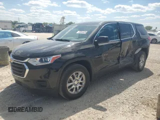 2021 Chevrolet Traverse LS with VIN 1GNERFKW6MJ139072, listed as a Copart auction lot 55844625 with 88,993 mi miles and Salvage title. Bid and sale history available at DreamBid. Image 1.