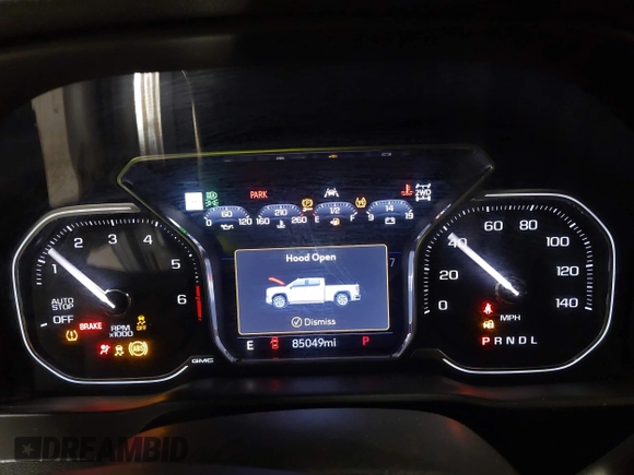 2020 GMC Sierra 1500 Denali with VIN 3GTU9FED5LG294615, listed as a IAAI auction lot 41932141 with 85,049 mi miles and . Bid and sale history available at DreamBid. Image 7.