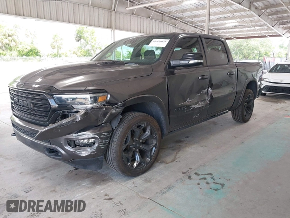 2021 Ram 1500 Limited with VIN 1C6SRFHTXMN536566, listed as a IAAI auction lot 42470029 with 50,728 mi miles and . Bid and sale history available at DreamBid. Image 17.