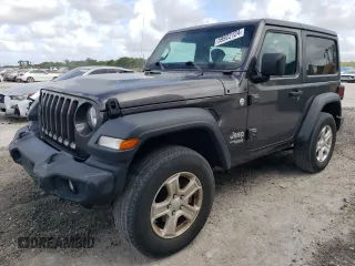 2020 Jeep Wrangler Sport with VIN 1C4GJXAG7LW274054, listed as a Copart auction lot 59922124 with 39,652 mi miles and Salvage title. Bid and sale history available at DreamBid. Image 1.