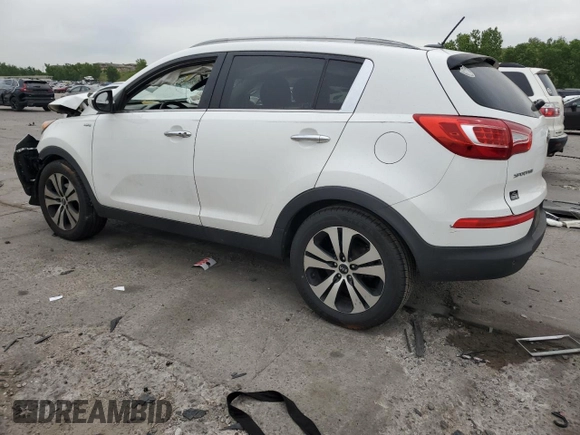 2013 Kia Sportage EX with VIN KNDPCCA29D7539463, listed as a Copart auction lot 58605095 with 143,533 mi miles and Salvage title. Bid and sale history available at DreamBid. Image 2.